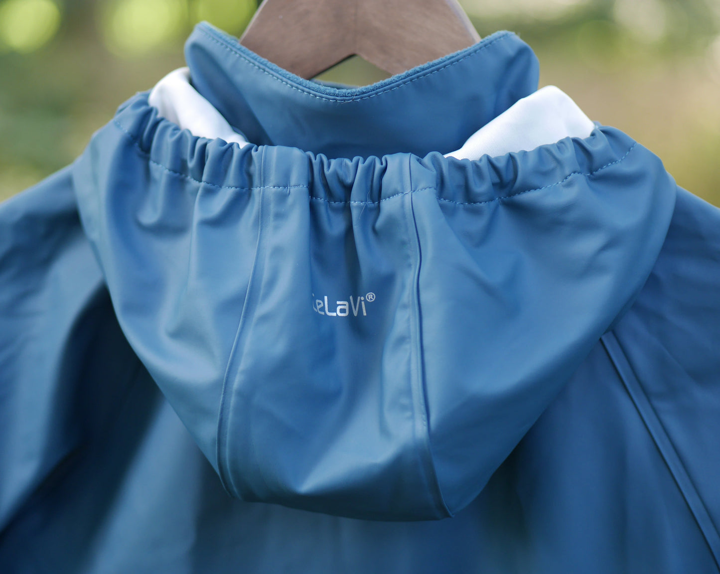 Two Piece Classic Rain Suit - Ice Blue - Size 120 (6-7 yr)