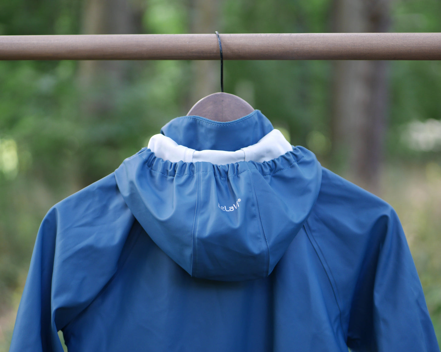 Two Piece Classic Rain Suit - Ice Blue - Size 120 (6-7 yr)